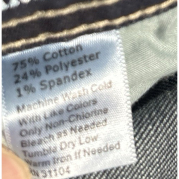 Chip & Pepper Men's Tuck Relaxed Straight Jeans 34x30 Whiskering Distressing - Picture 9 of 9